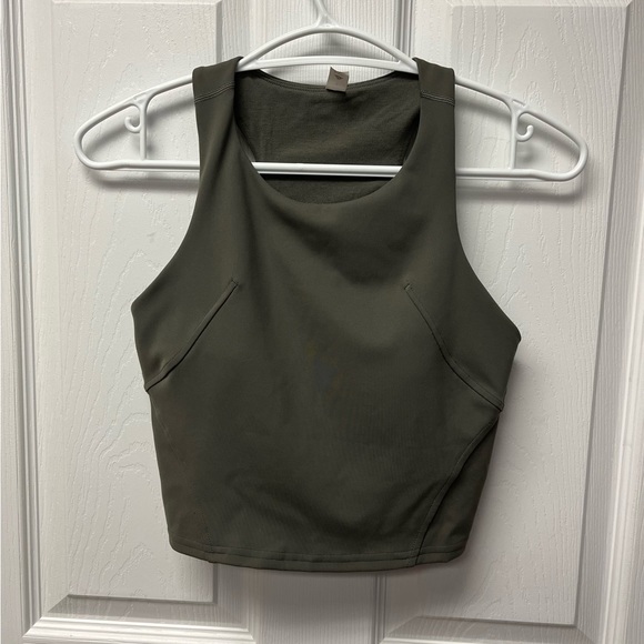 lululemon athletica Tops - Lululemon Wunder Train Racerback Tank Top *Olive - Sz 4